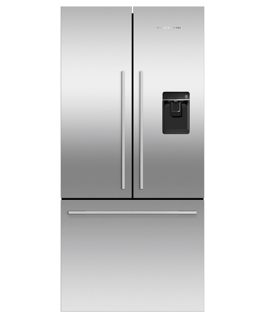 Fisher & Paykel Designer French Door Ice & Water Stainless Steel Refrigerator/Freezer - RF522ADUX5
