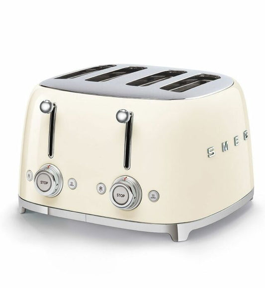 Smeg 4 Slice Toaster (Cream) - TSF03CRAU