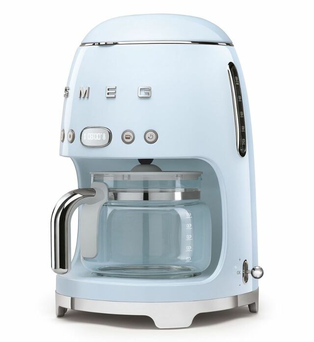 Smeg Drip Coffee Machine (Pastel  Blue) - DCF02PBAU