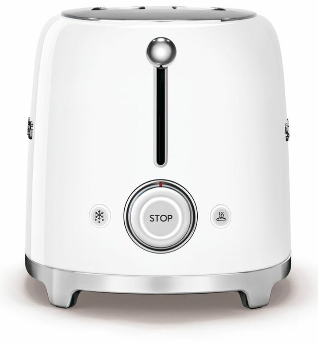 Smeg 2 Slice Toaster (White) - TSF01WHAU