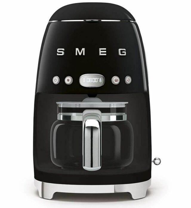 Smeg Drip Coffee Machine (Black) - DCF02BLAU