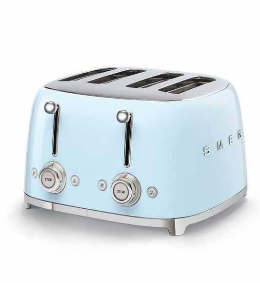 Smeg 4 Slice Toaster (Pastel Blue) - TSF03PBAU