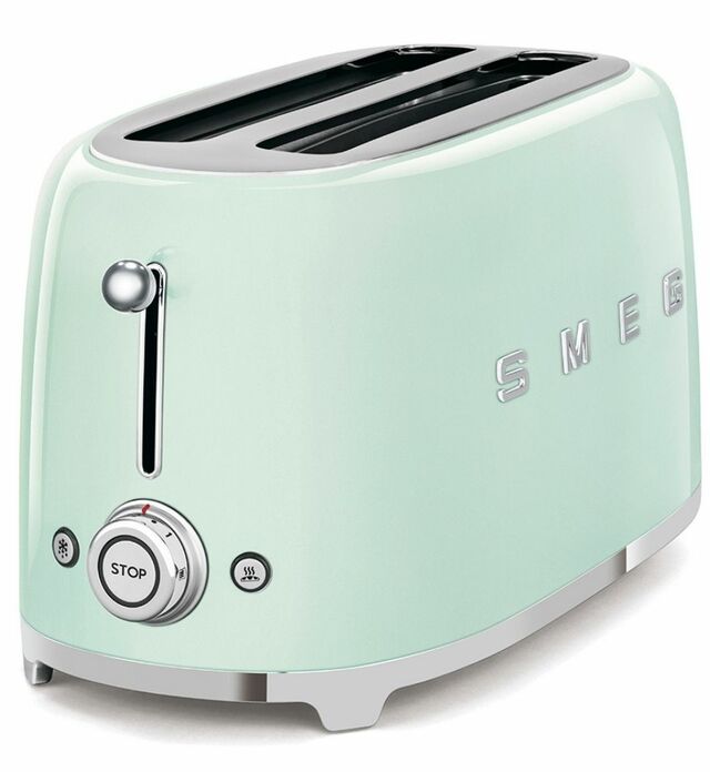 Smeg 4 Slice Toaster (Pastel Green) - TSF02PGAU