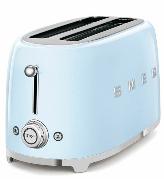 Smeg 4 Slice Toaster (Pastel Blue) - TSF02PBAU