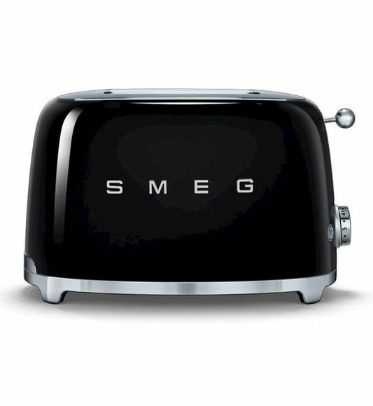 Smeg 2 Slice Toaster (Black) - TSF01BLAU