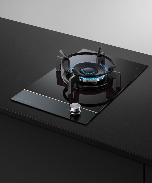 Fisher & Paykel - Cooktop F&P Gas 1 Burner NG Black - CG301DNGGB4
