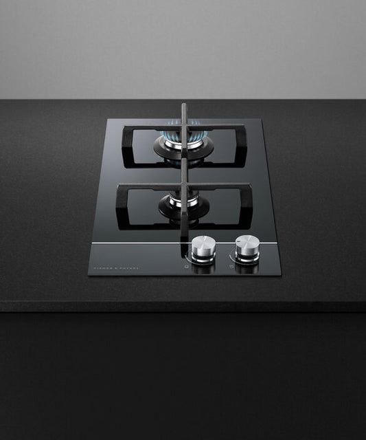 Fisher & Paykel Cooktop Gas on Glass 2 Burner NG - CG302DNGGB4