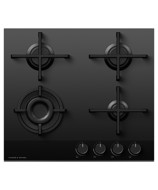 Fisher & Paykel - Cooktop F&P Gas on Glass 4 Burner LPG - CG604DLPGB4