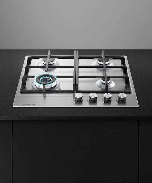 Fisher & Paykel - Cooktop F&P Gas on Steel 4 Burner - CG604DX1