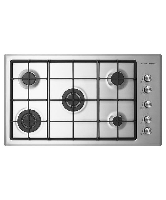 Fisher & Paykel - Cooktop F&P Gas 5 Burner NG - CG905CNGX2