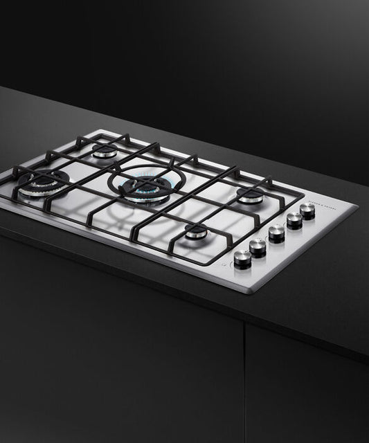 Fisher & Paykel - Cooktop F&P Gas 5 Burner NG - CG905CNGX2
