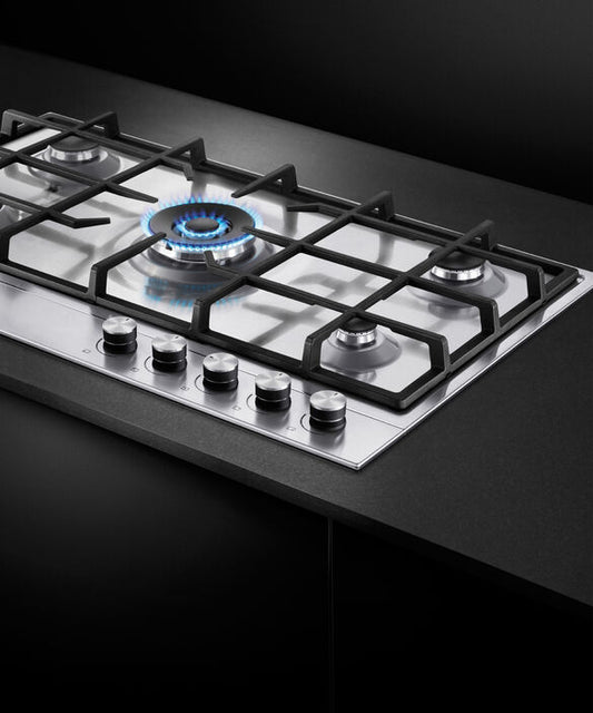 Fisher & Paykel - Cooktop F&P Gas on Steel 5 Burner - CG905DX1