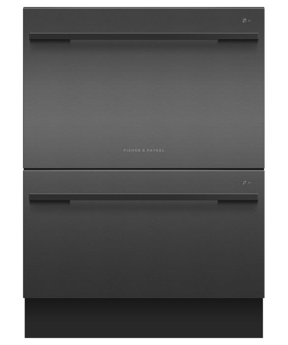Fisher & Paykel - DishDrawer F&P Designer Double Black WIFI - DD60DDFB9
