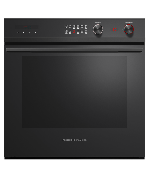 Fisher & Paykel Oven Single 85L 11 Function Pyrolytic Black - OB60SD11PB1
