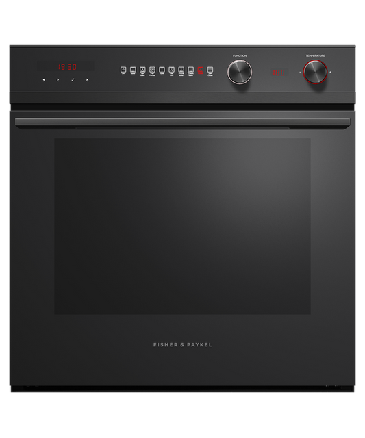Fisher & Paykel - Oven F&P Single 85L 9 Function Pyrolytic Black - OB60SD9PB1