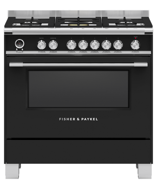Fisher & Paykel Freestanding Oven 90cm Gas Cooktop - OR90SCG6B1