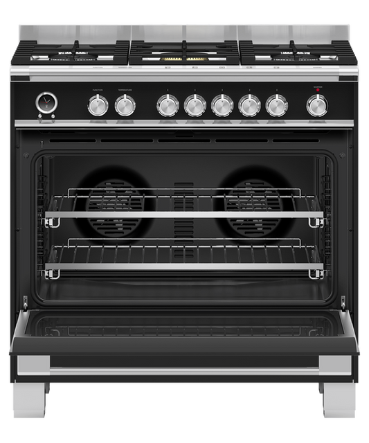 Fisher & Paykel - Freestanding Cooker F&P 90cm Gas C/top - OR90SCG6B1