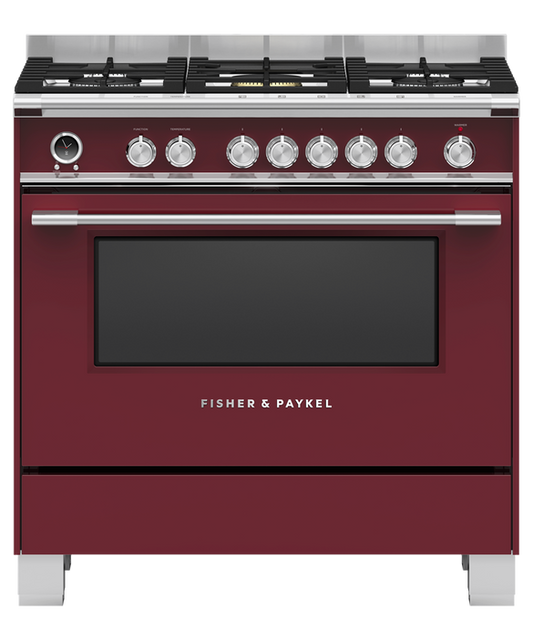Fisher & Paykel Freestanding Oven 90cm Gas Cooktop - OR90SCG6R1