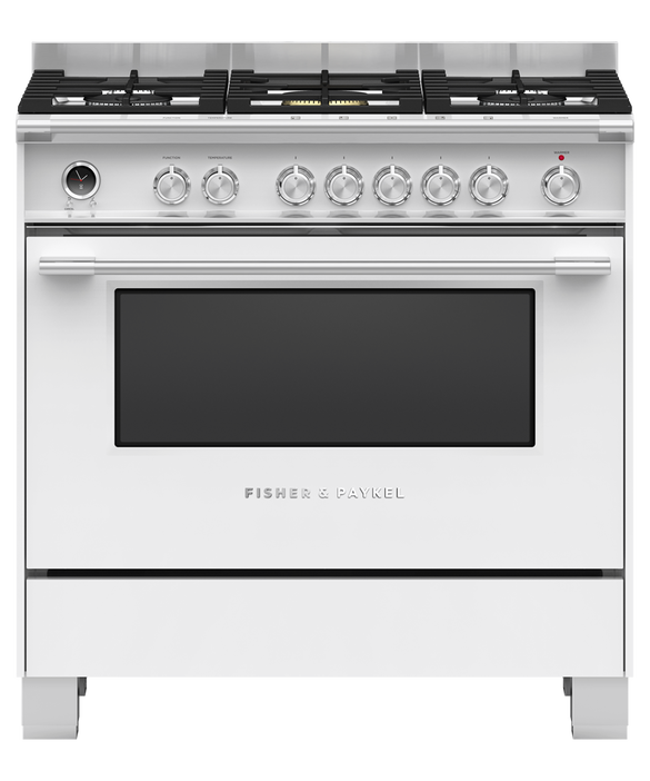 Fisher & Paykel Freestanding Oven 90cm Gas Cooktop - OR90SCG6W1