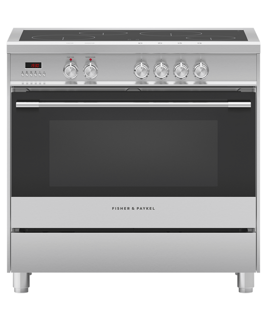 Fisher & Paykel - Freestanding Cooker F&P 90cm Induction C/top - OR90SCI1X1