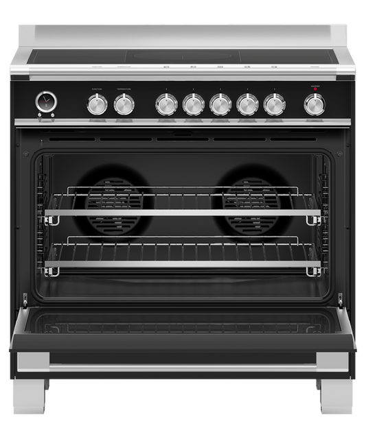 Fisher & Paykel Freestanding Oven 90cm Induction Cooktop Black - OR90SCI6B1