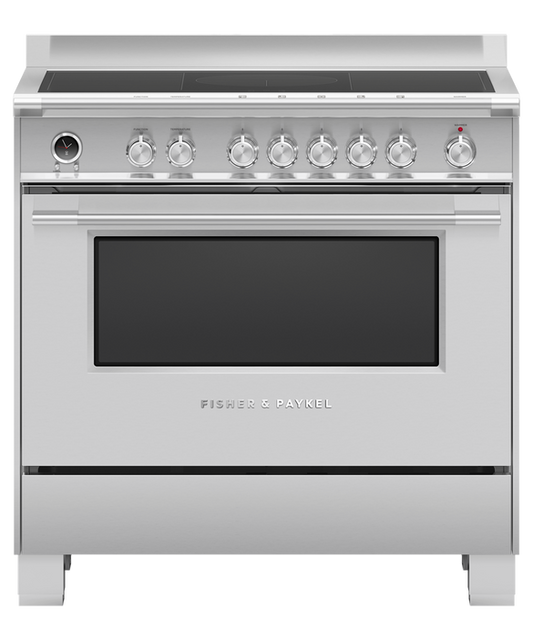 Fisher & Paykel - Freestanding Cooker F&P 90cm Induction C/top - OR90SCI6X1