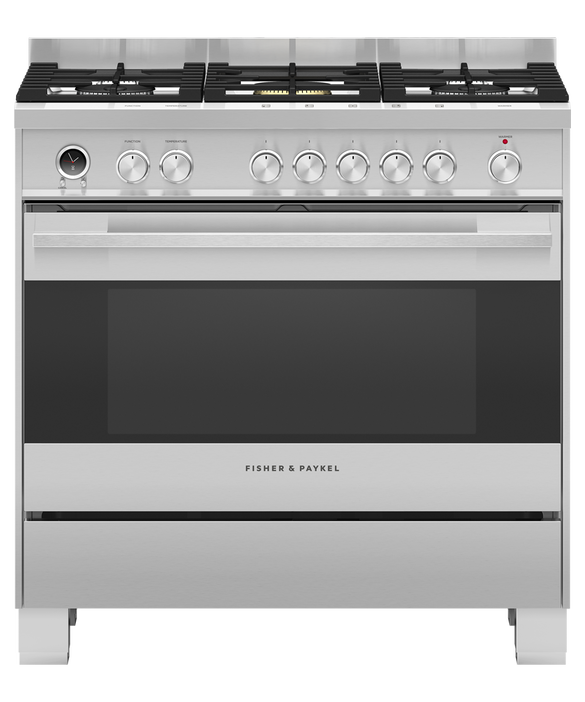 Fisher & Paykel Freestanding Oven 90cm Gas Cooktop - OR90SDG6X1
