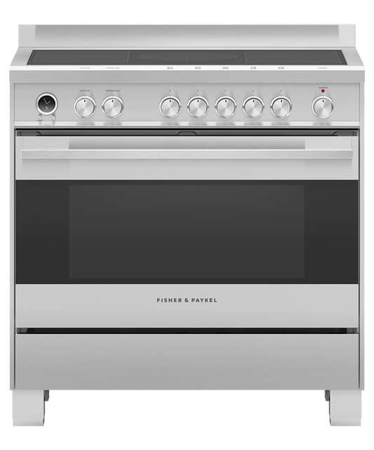 Fisher & Paykel - Freestanding Cooker F&P 90cm Induction C/top - OR90SDI6X1