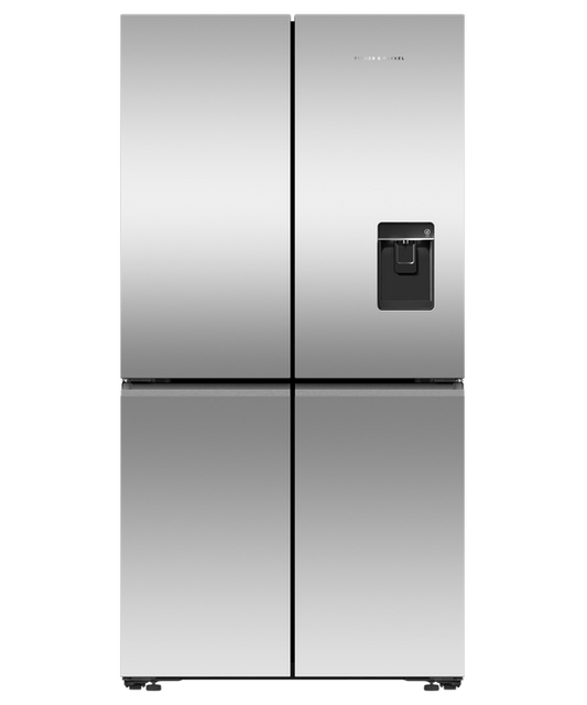 Fisher & Paykel Designer Quad Door Ice & Water Stainless Steel Refrigerator/Freezer - RF605QNUVX1