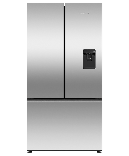 Fisher & Paykel - Refrig F&P Designer French Door Ice&Water S/Steel Refrigerator/Freezer - RF610ANUX5