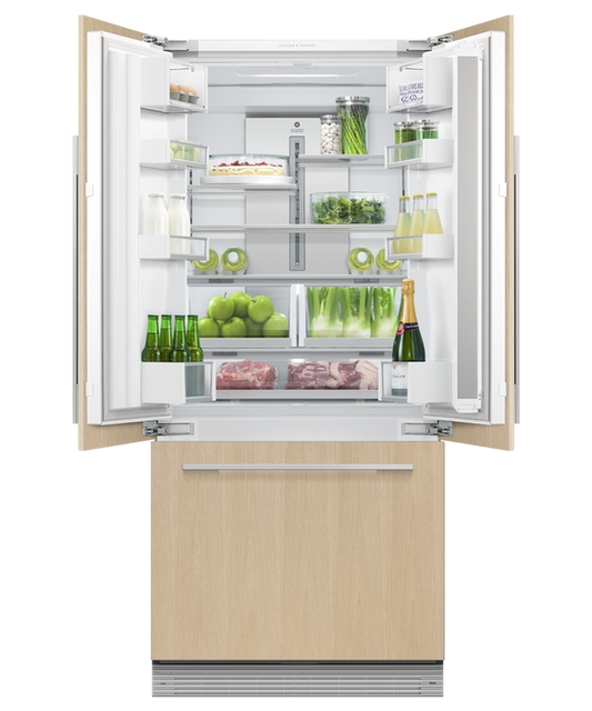 Fisher & Paykel - Refrig F&P Integrated French Door Non Ice&Water - RS80A1