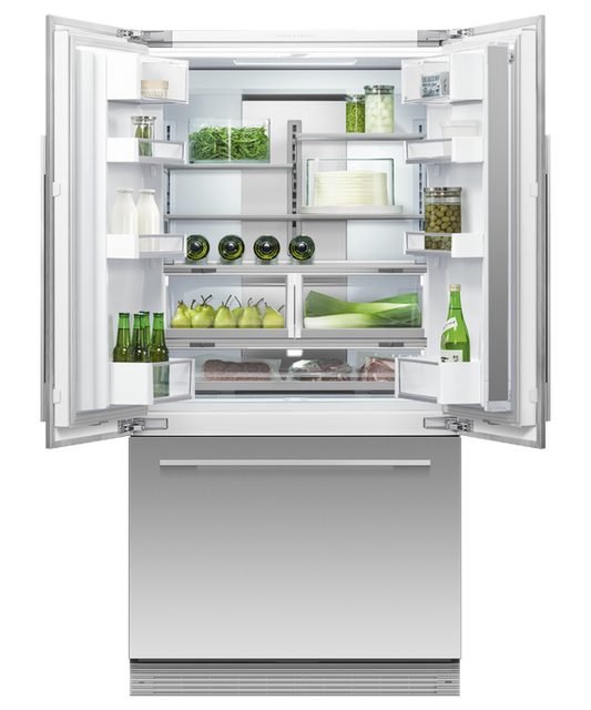 Fisher & Paykel - Refrig F&P Integrated French Door Ice&Water - RS90AU1