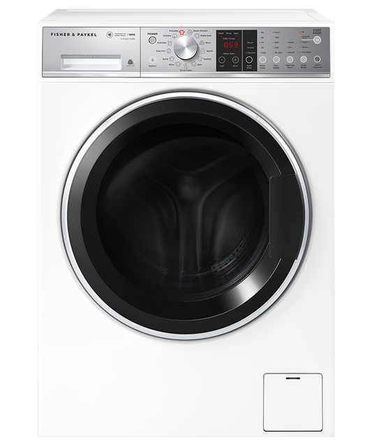 Fisher & Paykel Washing Machine 10kg Front Load Steam Auto-dose Connected - WH1060S1