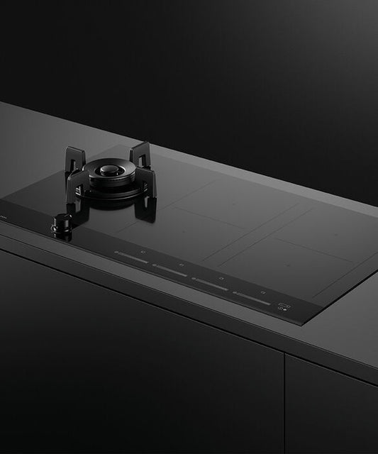 Fisher & Paykel - Cooktop F&P Combi Gas+Induction 5 Burner LPG Black - CGI905DLPTB4