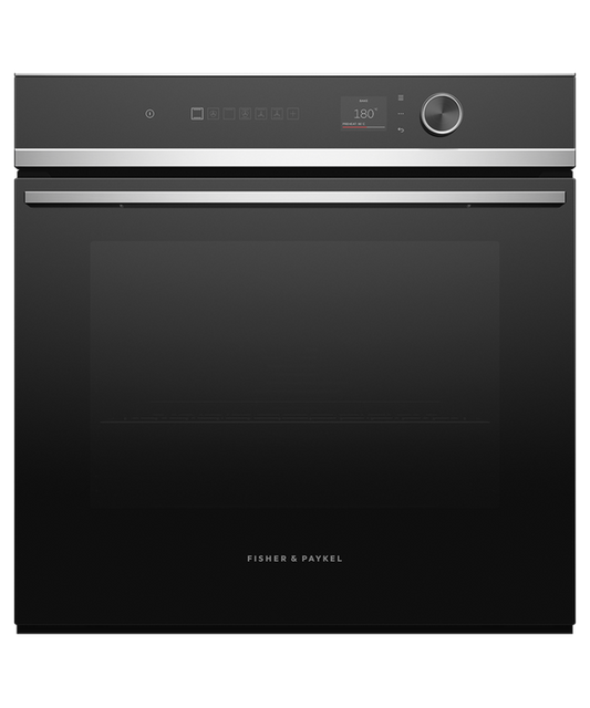 Fisher & Paykel Oven Pyrolytic 11 Function Small TFT 60cm Stainless Contemporary - OB60SD11PLX1