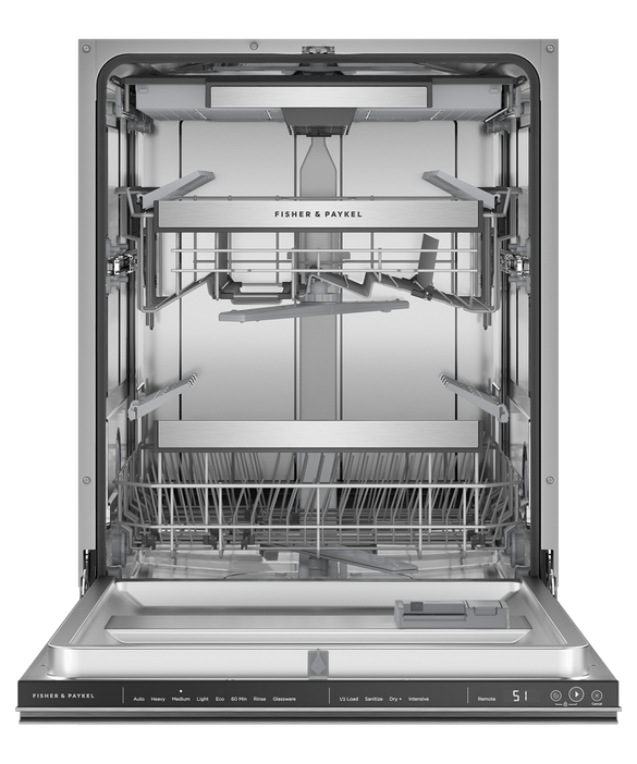 Fisher & Paykel Dishwasher Built Under Stainless Steel Recessed Tall Top UI - DW60UNT4X2