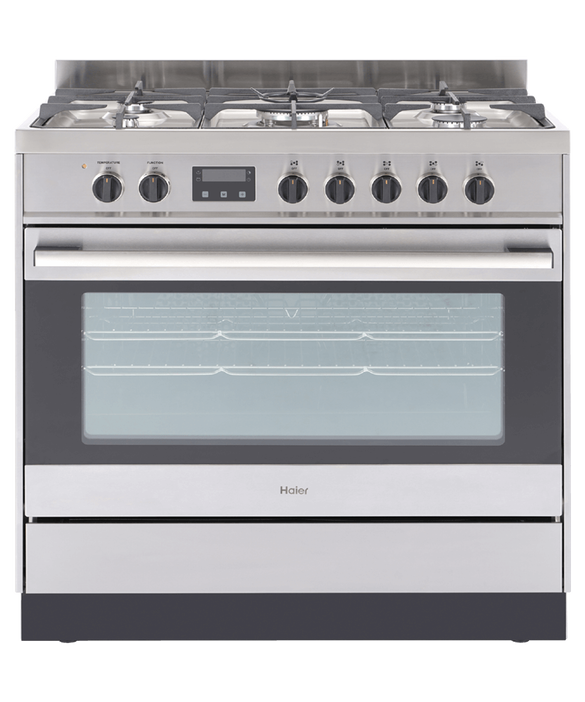 Haier Freestanding Range Electric Oven 138L 9 Function Gas Cooktop - HOR90S9MSX1